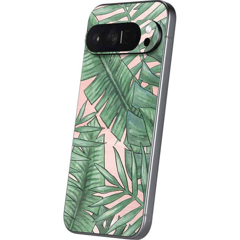 Spring Palm Leaves Pixel 9 Pro XL Skin